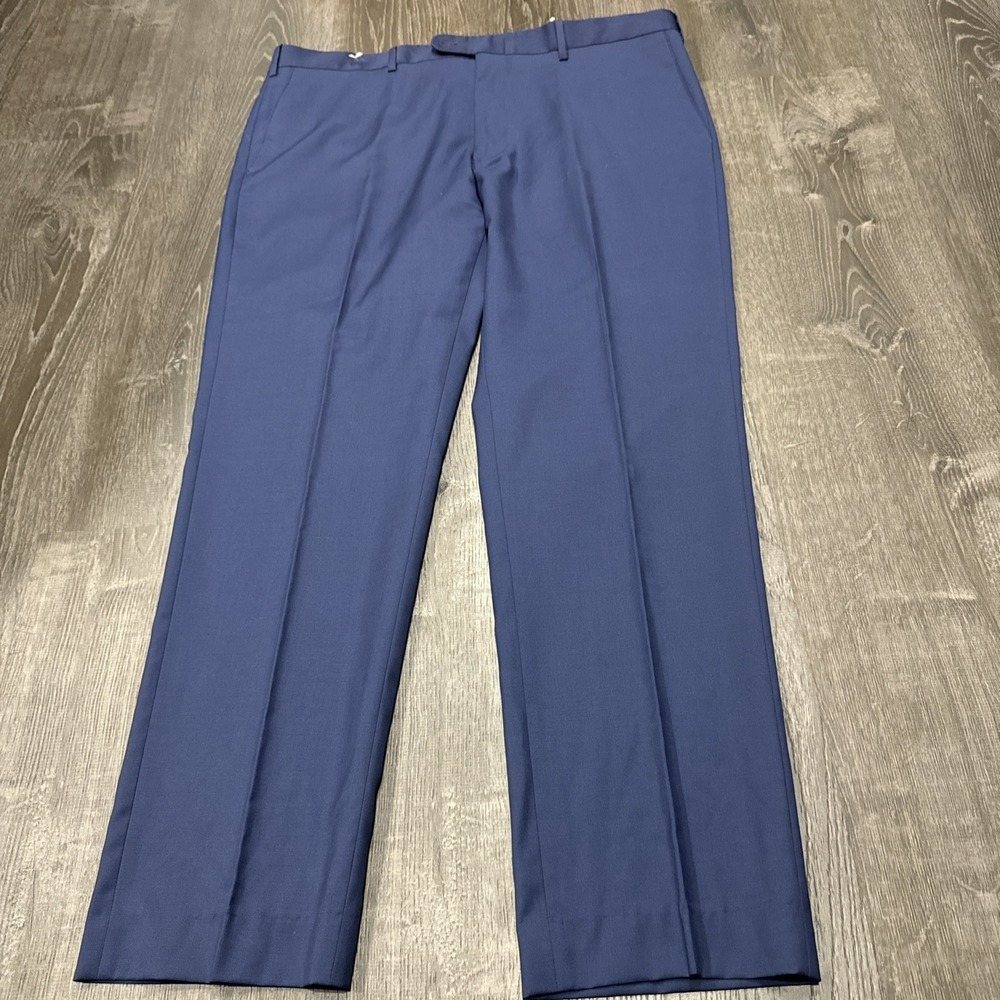 NEW John W. Nordstrom 41x31 Traditional Fit 100% Wool Flat Front Dress Pants